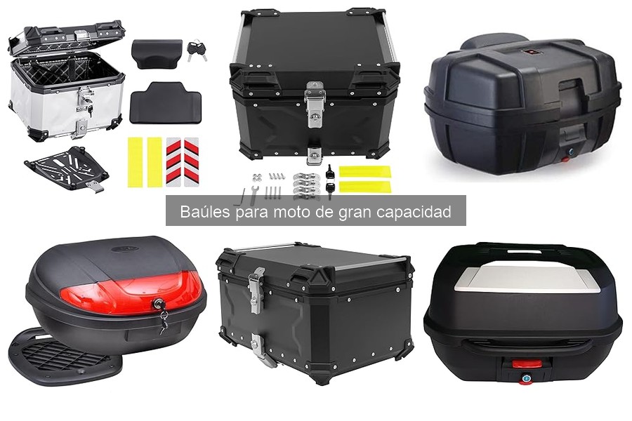 Guía para Elegir Baúles de Moto de Gran Capacidad