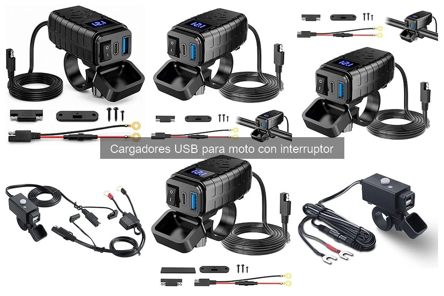 Guía para Elegir Cargadores USB para Moto con Interruptor
