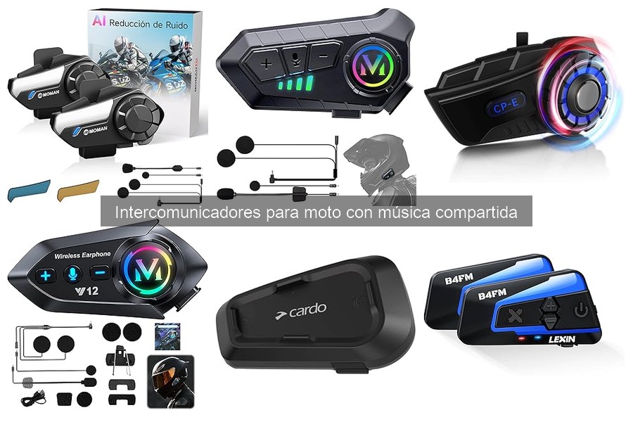 Guía para Elegir Intercomunicadores de Moto con Música Compartida