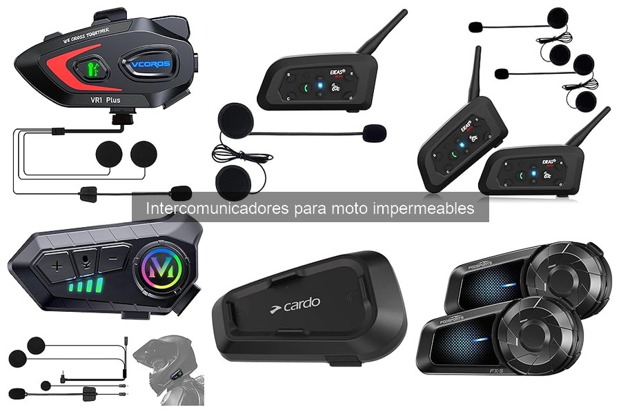 Guía para elegir intercomunicadores impermeables para moto