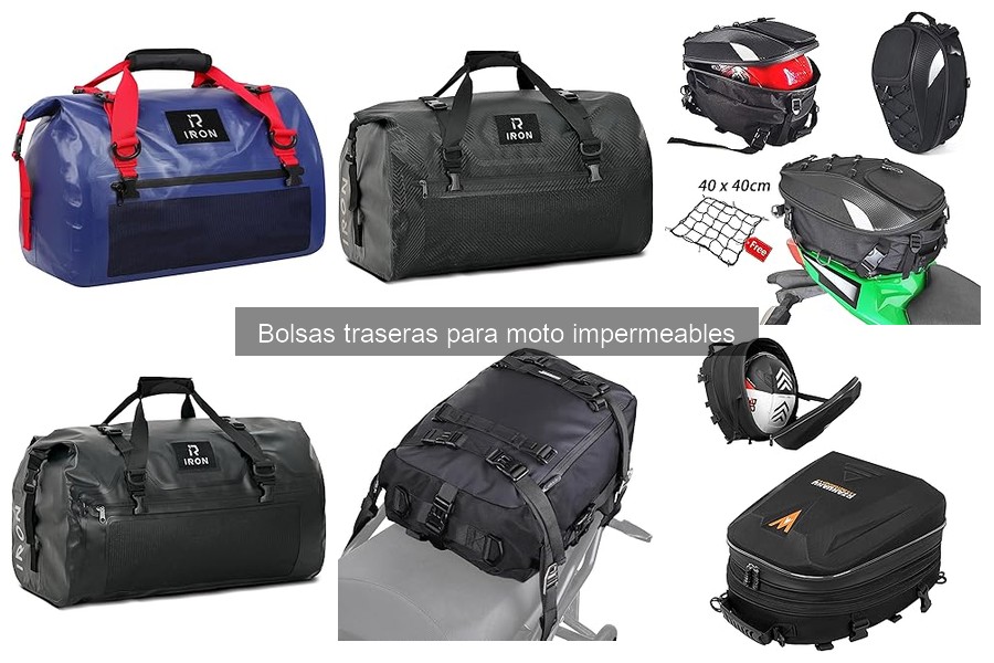 Guía para elegir la bolsa trasera impermeable para tu moto