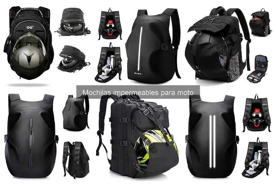 Guía para elegir mochilas impermeables para moto