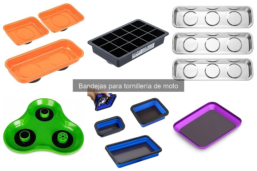 Guía para usar bandejas de tornillería de moto eficazmente