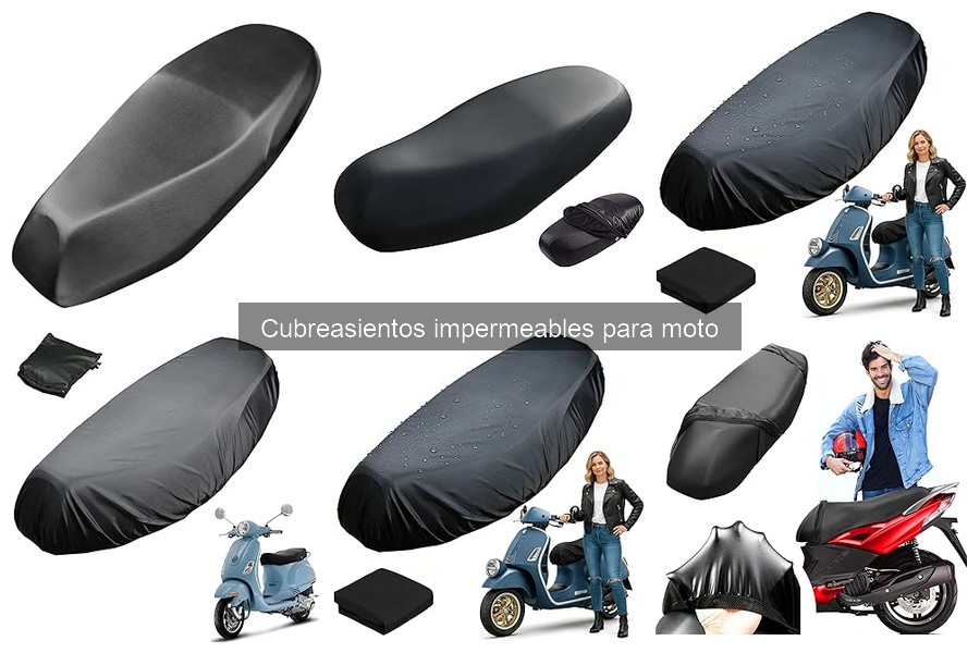 Instala fácilmente un cubreasientos impermeable para moto
