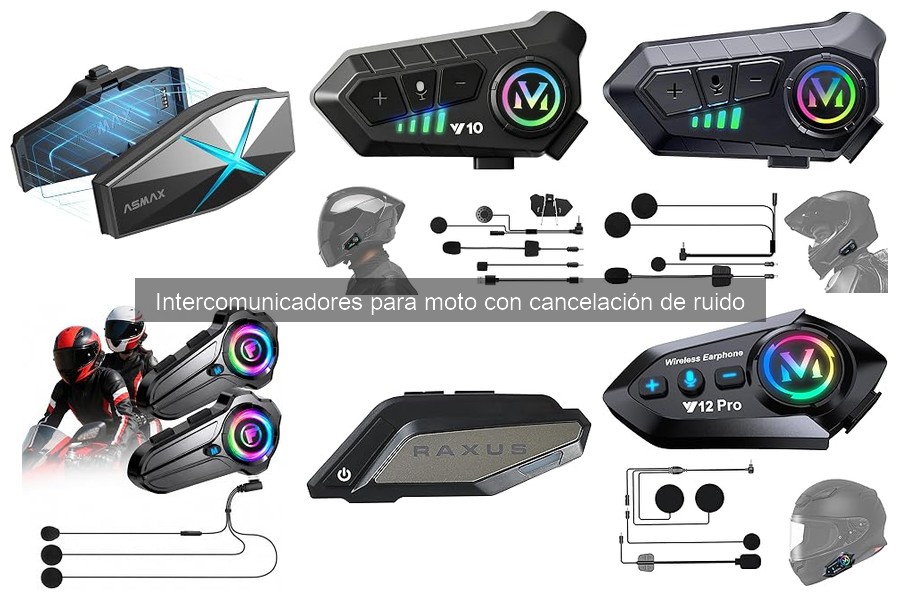 Intercomunicadores para moto con cancelación de ruido: ¿qué son?