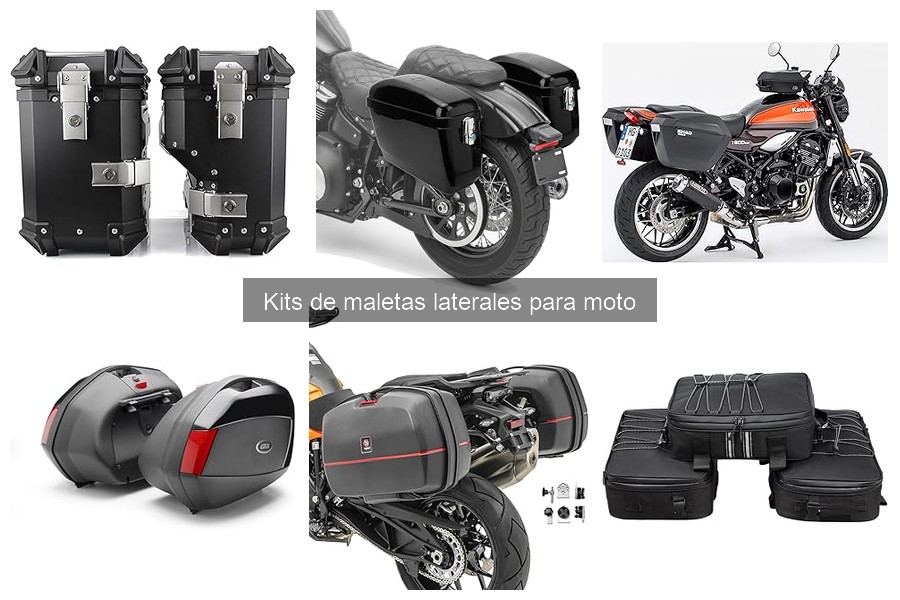 Legalidad de llevar kits de maletas laterales para moto