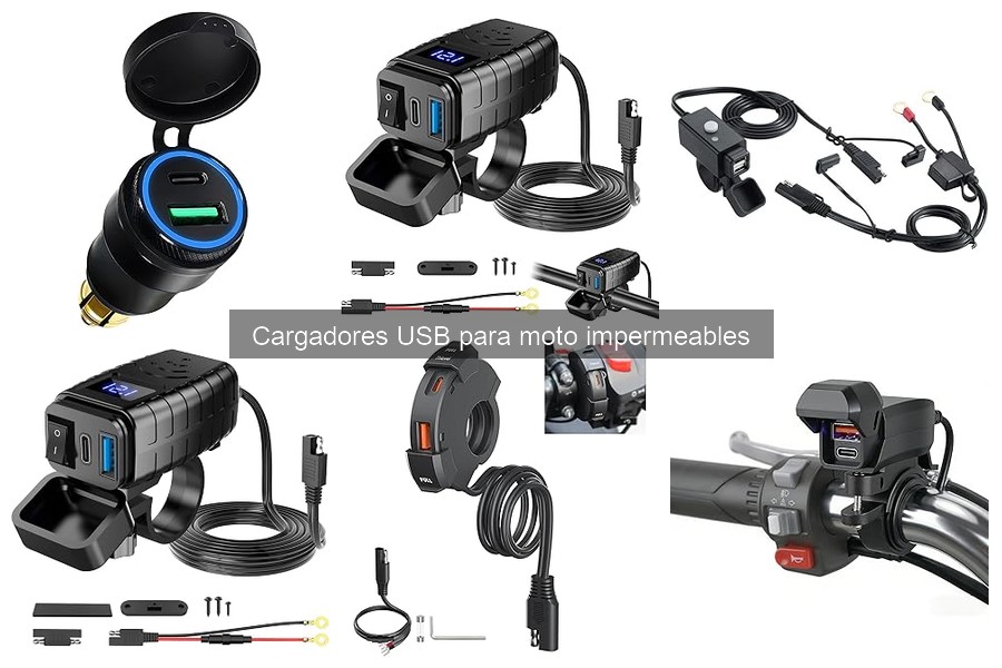 ¿Los cargadores USB impermeables afectan la batería de tu moto?