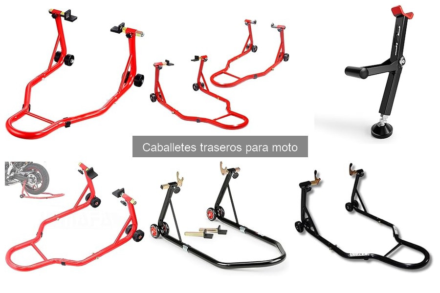Mantenimiento de caballetes traseros para moto: trucos y consejos