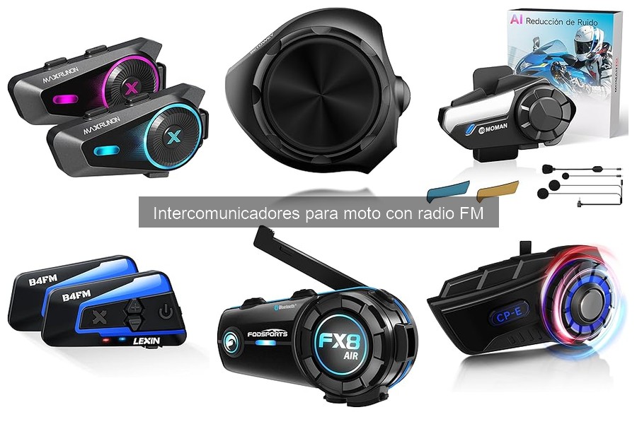 Mantenimiento de intercomunicadores para moto con radio FM