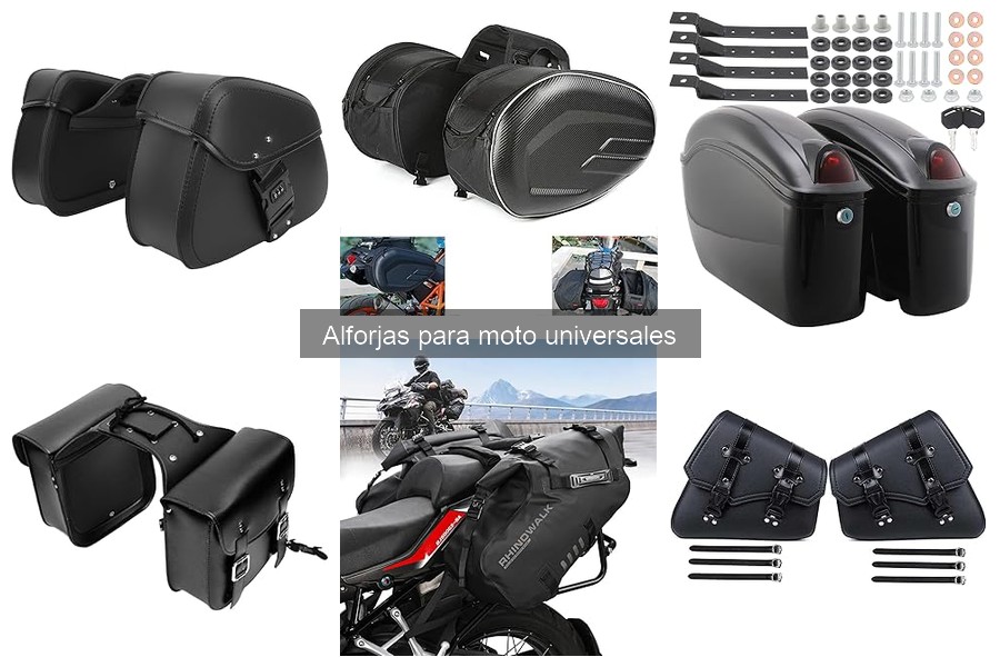 Mantenimiento efectivo de alforjas para moto universales