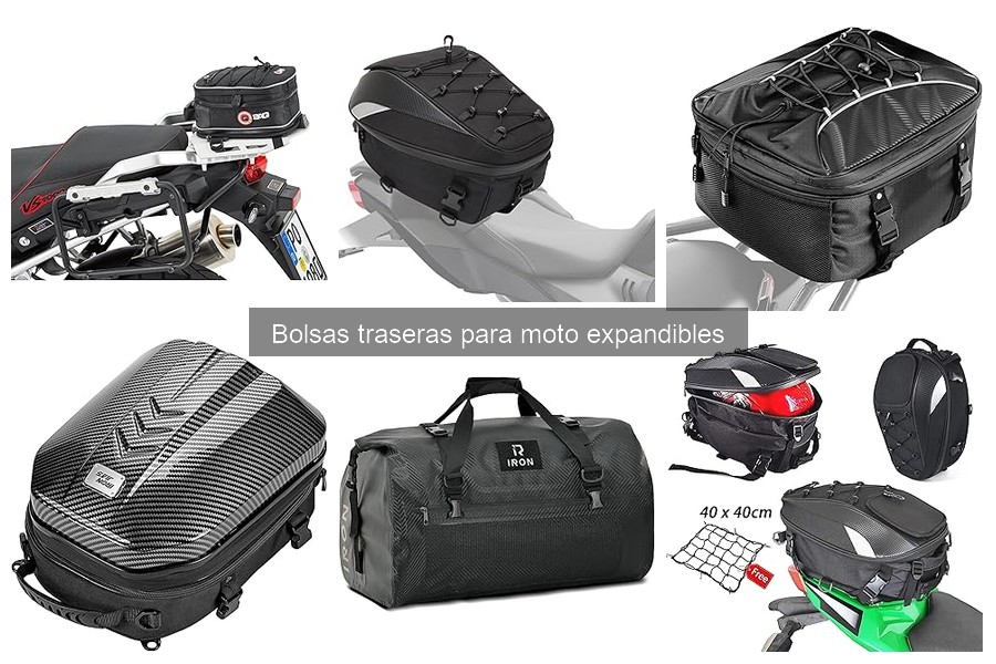 Mantenimiento y cuidado de bolsas traseras para moto