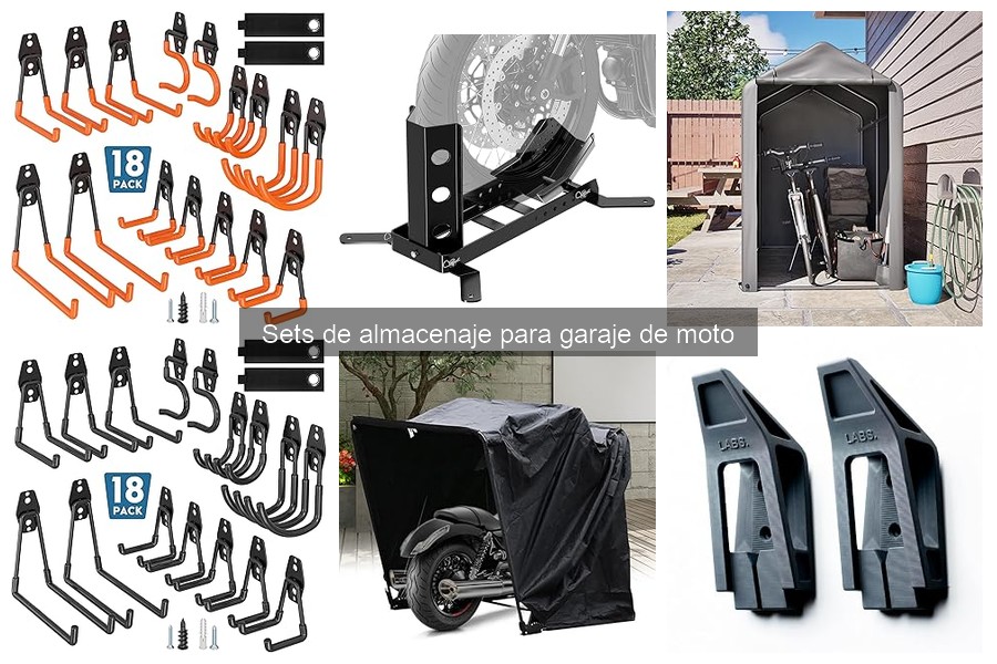 Maximiza el espacio en tu garaje con sets para moto
