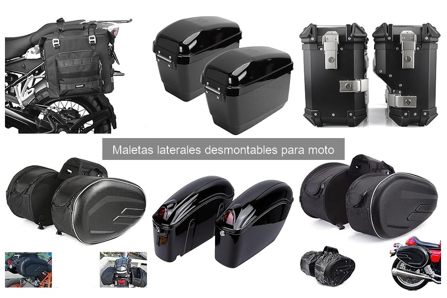 Mejor material para maletas laterales desmontables de moto