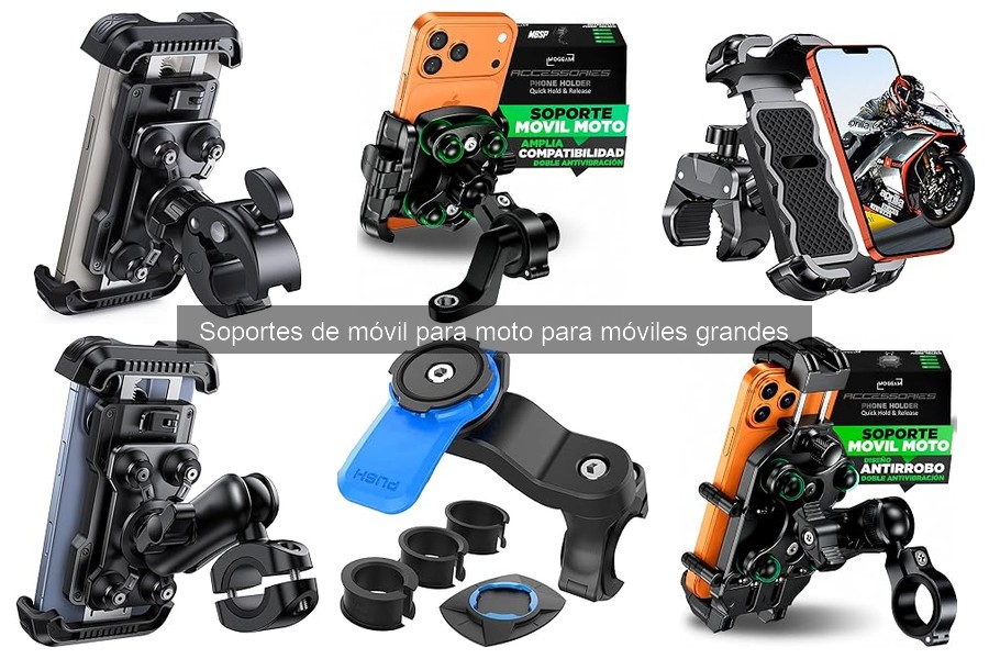 Mejora tu soporte de móvil en moto con estos accesorios