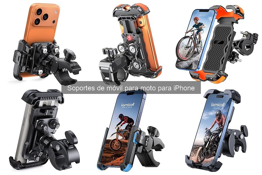 Mejores accesorios para soportes de móvil en moto
