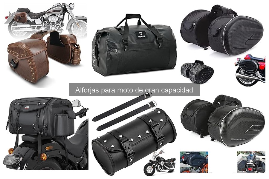 Mejores alforjas para moto de gran capacidad en 2023