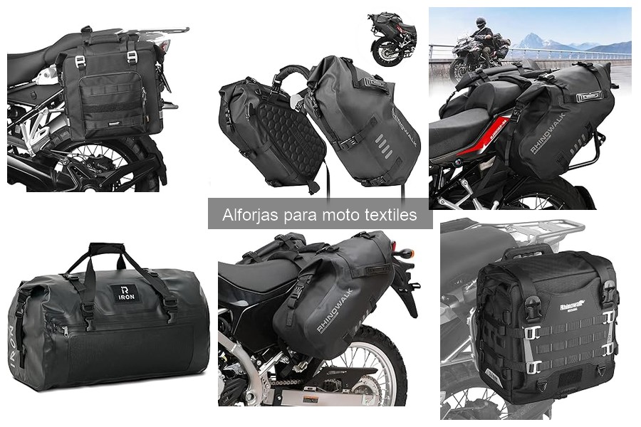 Mejores alforjas para moto textil en 2023: comparación fácil