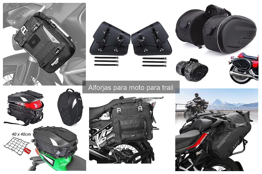 Mejores alforjas para moto trail en 2023: comparativa