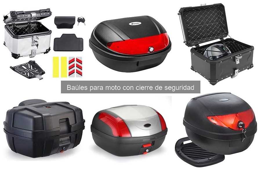 Mejores baúles para moto con cierre de seguridad en 2023