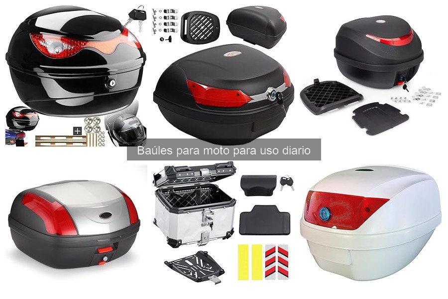 Mejores baúles para moto de uso diario: Guía completa