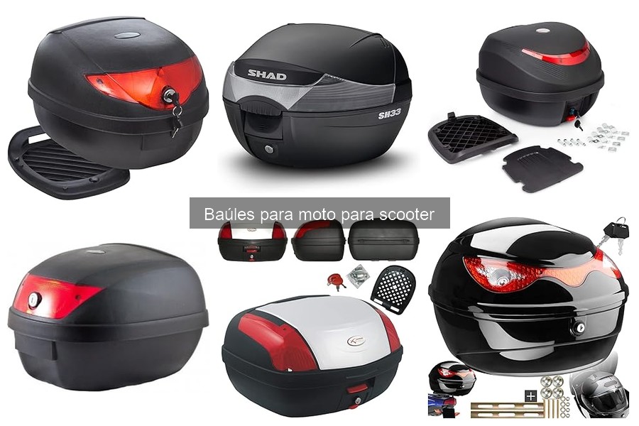 Mejores baúles para scooter: comparativa de opciones 2023