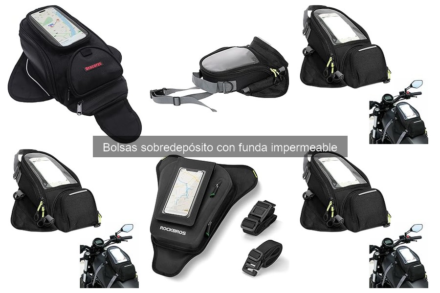 Mejores bolsas sobredepósito impermeables para motociclistas