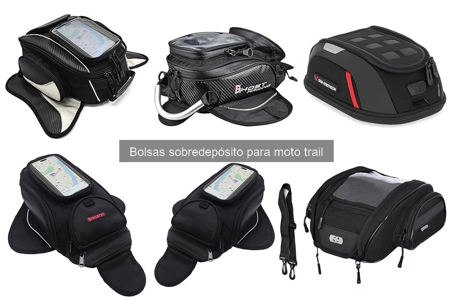 Mejores bolsas sobredepósito para motos trail en 2023