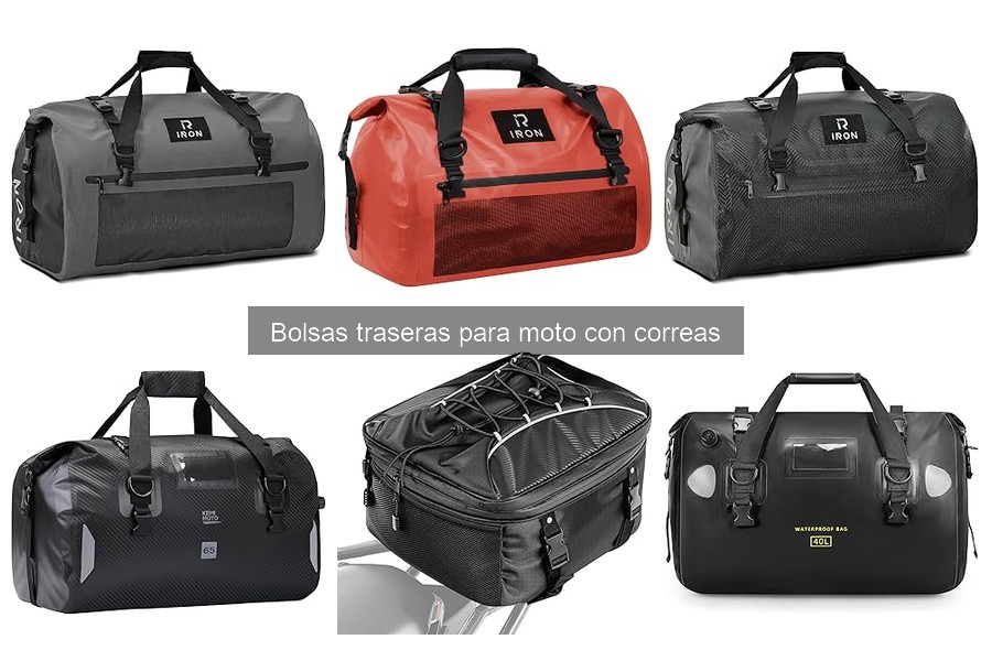 Mejores bolsas traseras para moto con correas en 2023
