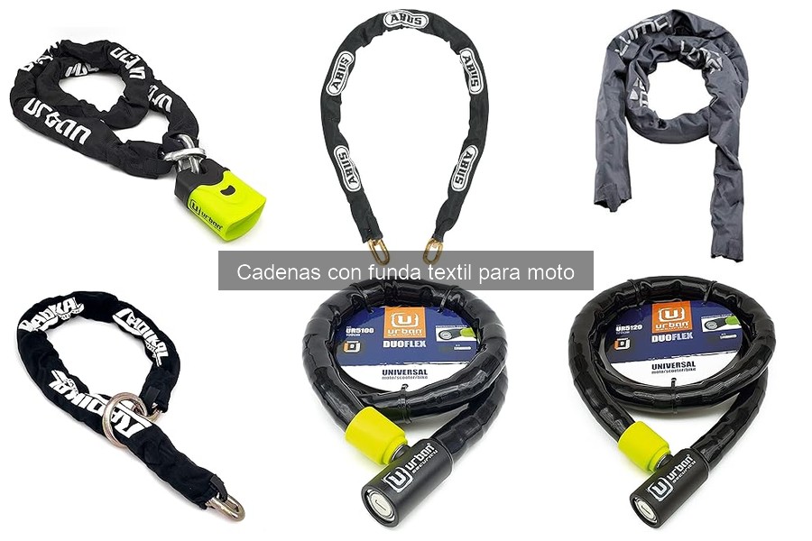 Mejores cadenas con funda textil para motos de touring