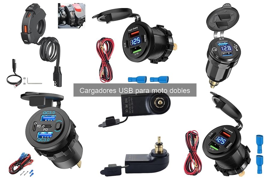 Mejores Cargadores USB Dobles para Moto en 2023