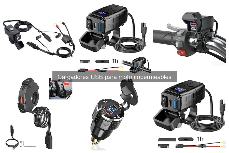 Mejores cargadores USB impermeables para motos en 2023