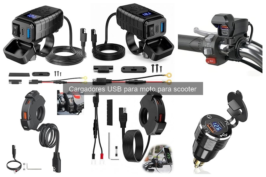 Mejores Cargadores USB para Moto en 2024: Comparativa