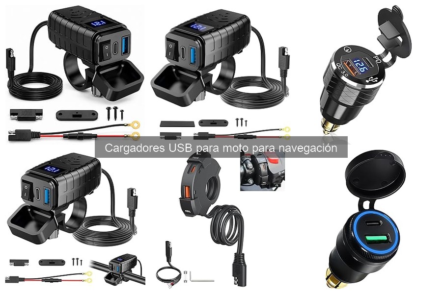 Mejores cargadores USB para motos en 2023: Guía de compra