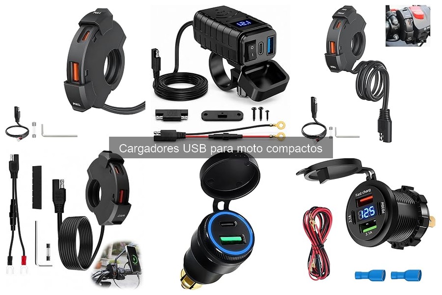Mejores cargadores USB para motos según su uso y estilo