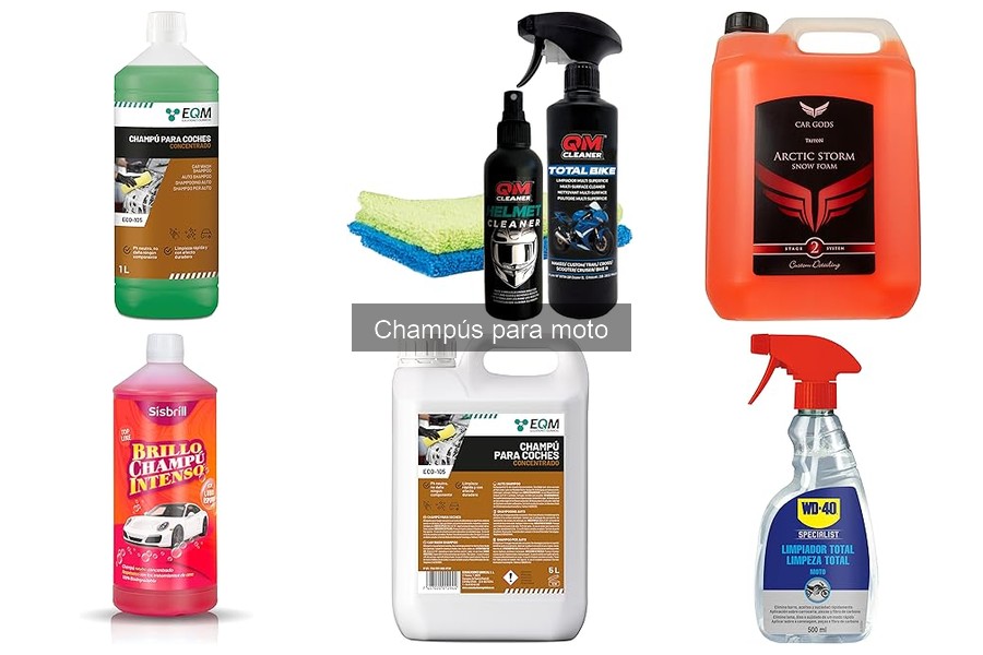 Mejores champús para moto según tipo de pintura