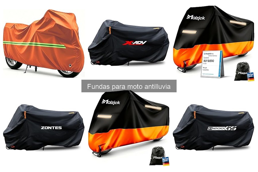 Mejores fundas antilluvia para moto en 2023: Comparativa