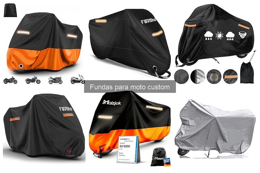 Mejores fundas para motos custom con protección UV