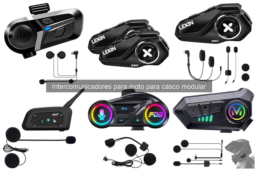 Mejores intercomunicadores para casco modular: comparativa 2023