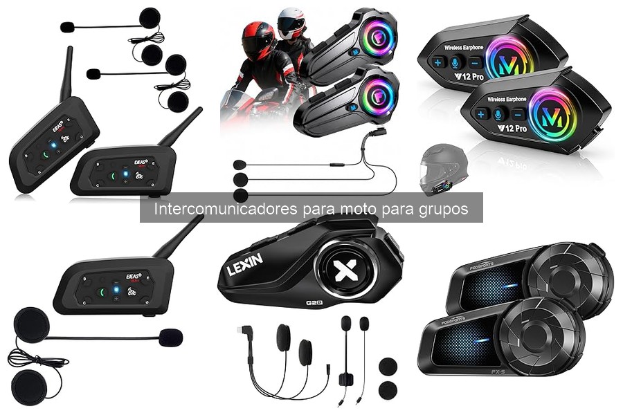 Mejores intercomunicadores para grupos en moto 2023