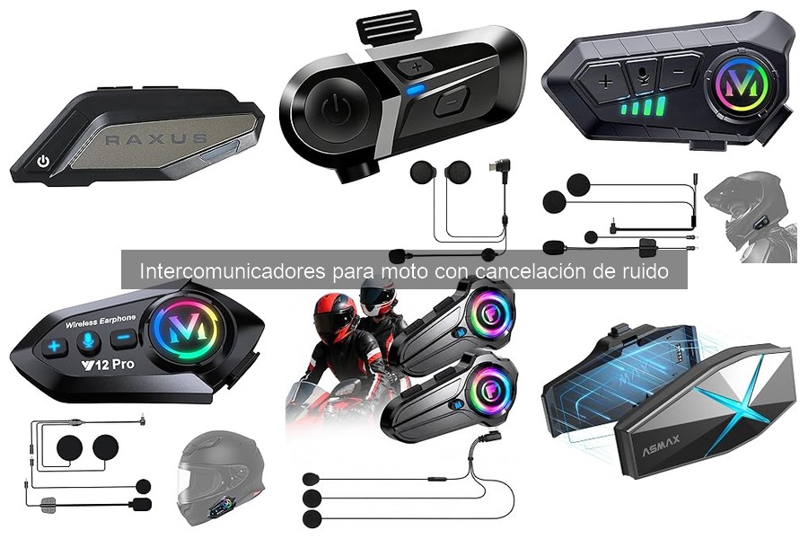 Mejores intercomunicadores para moto con cancelación de ruido 2023