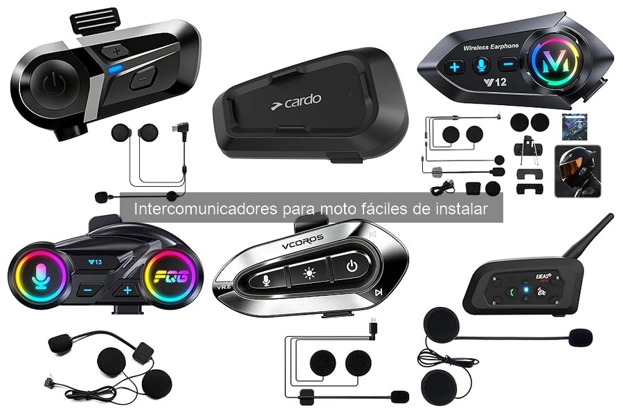 Mejores intercomunicadores para moto en 2023: comparativa