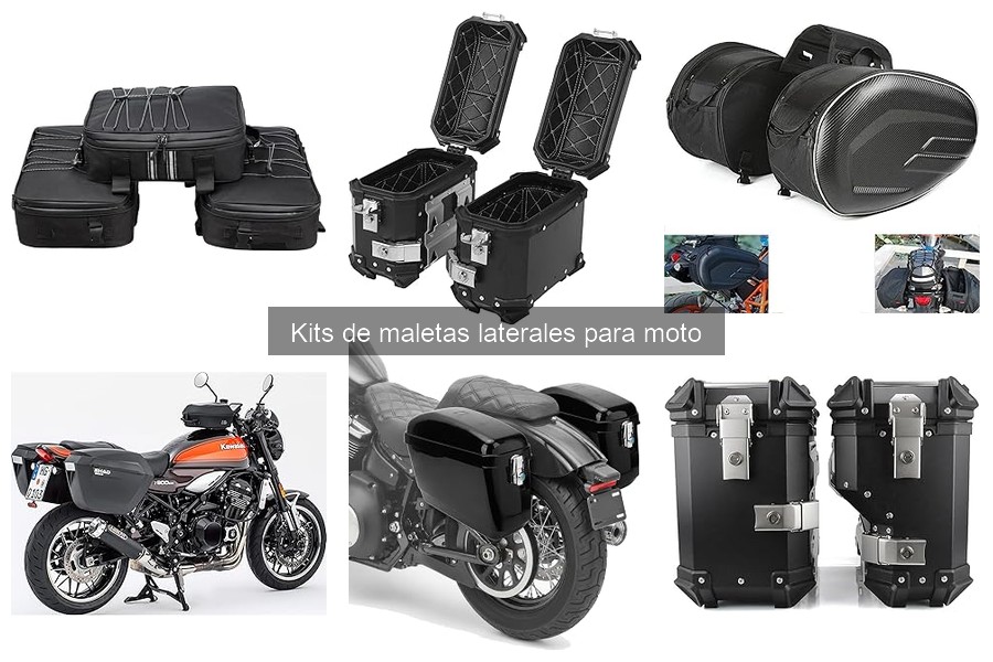 Mejores kits de maletas laterales para viajes largos en moto