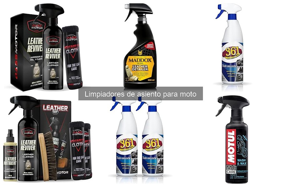 Mejores limpiadores de asiento para moto en 2023