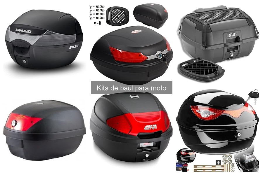 Mejores lugares para comprar kits de baúl para moto