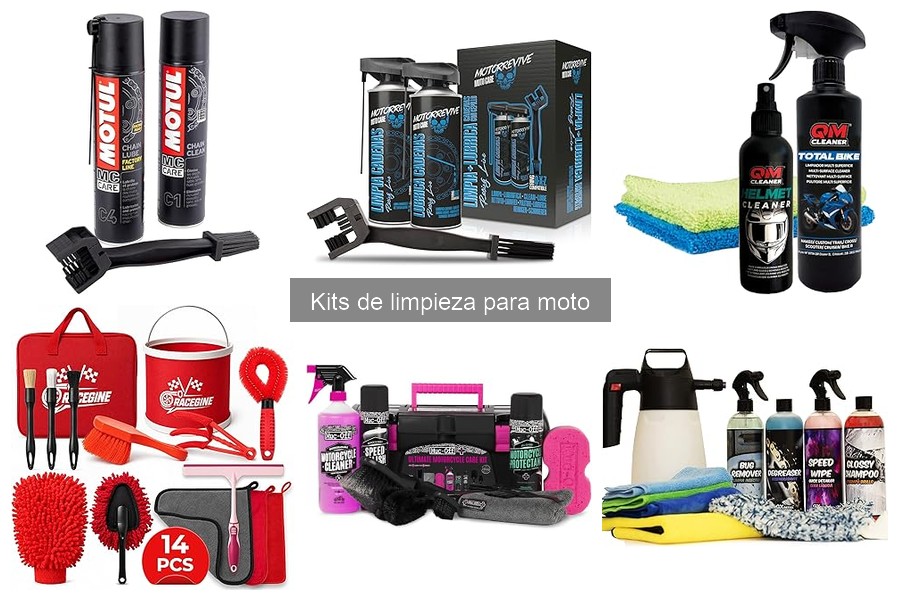 Mejores lugares para comprar kits de limpieza para moto