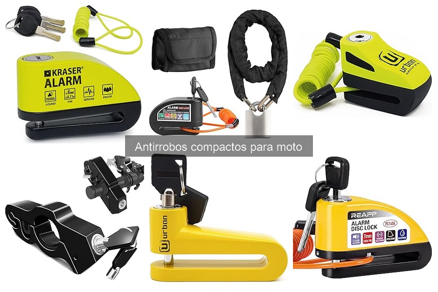 Mejores marcas de antirrobos compactos para moto en 2023