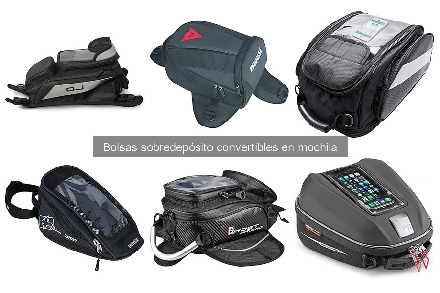Mejores marcas de bolsas sobredepósito convertibles en mochila