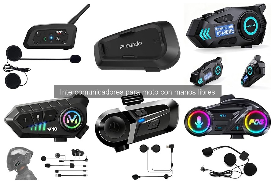 Mejores marcas de intercomunicadores para moto en 2023