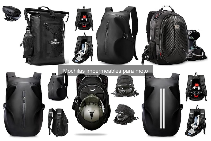Mejores mochilas impermeables para moto en 2023: comparativa