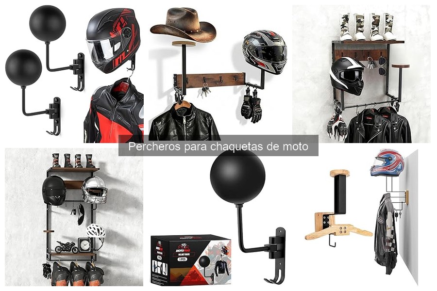 Mejores percheros para chaquetas de moto en 2023
